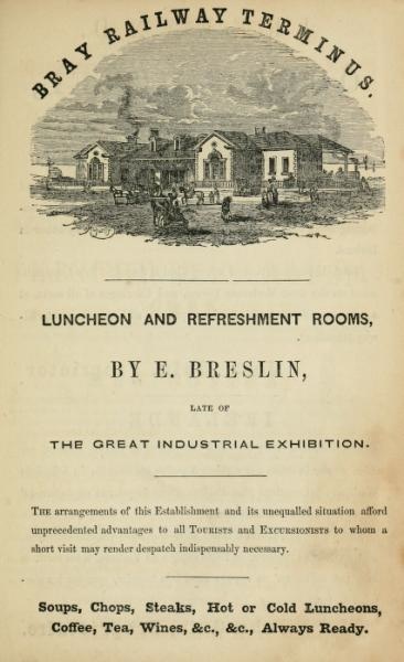 bray_railway_terminus.jpg - Advertisement for the Bray railway Terminus (1854).