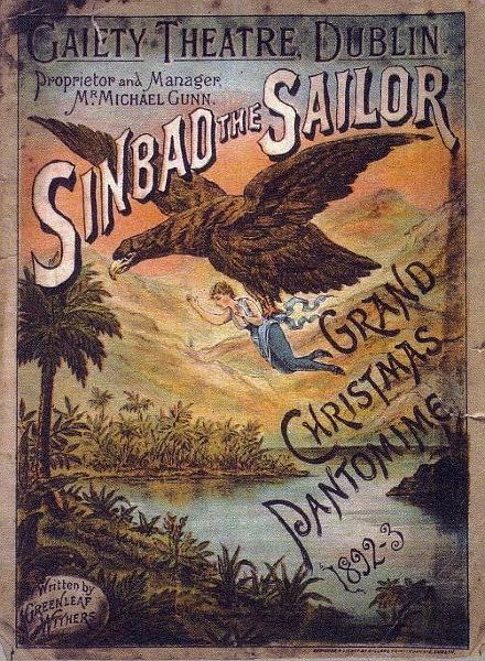 sinbadthesailor.jpg - Programme Cover for the Gaiety Theatre, Dublin (1892).